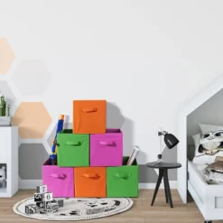 Sorbus 6pk Home Storage Bundle - Drawer And Closet Bins Purple Green Orange -IRIS Storage Deals Store GUEST 55595342 52ae 4a55 978d ce55e736987f
