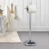 Freestanding Toilet Tissue Holder Chrome - Nu Steel