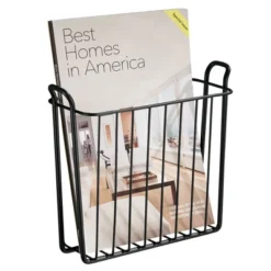 MDesign Metal Wall Mount Magazine, Book Holder, Compact Rack 12 MDesign Metal Wall Mount Magazine, Book Holder, Compact Rack -IRIS Storage Deals Store GUEST 5632a44b bf85 41f9 b826 c566578cd307
