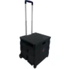 Elama Home Heavy Duty Carry All Easy Folding Cart With Lid