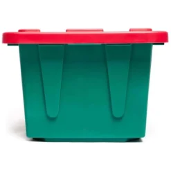 HOMZ 4415MXDC.02 Durabilt 15 Gallon Heavy Duty Impact Resistant Stackable Holiday Storage Tote With Snap-Fit Lid, Green/Red (4 Pack) 6 HOMZ 4415MXDC.02 Durabilt 15 Gallon Heavy Duty Impact Resistant Stackable Holiday Storage Tote With Snap-Fit Lid, Green/Red (4 Pack) -IRIS Storage Deals Store GUEST 56cfccce 2e31 477d a6ea 29902f312f66 1