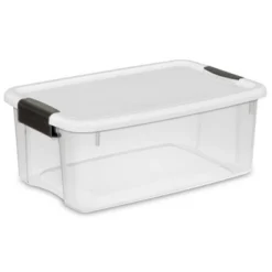 Sterilite Plastic Stackable Storage Container Bin Box Tote With White Latching Lid Organizing Solution For Home & Classroom 15 Sterilite Plastic Stackable Storage Container Bin Box Tote With White Latching Lid Organizing Solution For Home & Classroom -IRIS Storage Deals Store GUEST 56fce98a 5615 4849 98d2 ae6662038e9e