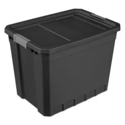 Sterilite Storage System Solution With 27 Gallon Heavy Duty Stackable Storage Box Container Totes With Grey Latching Lid For Home Organization -IRIS Storage Deals Store GUEST 5738d5d7 de0e 491f 8092 c44cefd6f217