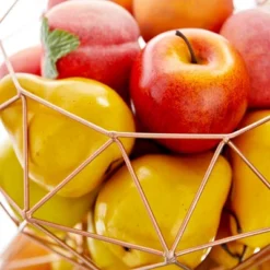 Set Of 2 Round Modern Reflections Iron Geodesic Basket - Olivia & May -IRIS Storage Deals Store GUEST 57f13bee e1f9 4013 853b 064d1d665b25