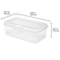 Sterilite Clear FlipTop Plastic Stacking Storage Container Tote With Latching Lid For Home Organization In Closets, Playroom, Or Craft Rooms -IRIS Storage Deals Store GUEST 581e4bc9 cf08 42b3 b294 f599b880ba54