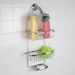 Home Basics Chrome Plated Steel Shower Caddy -IRIS Storage Deals Store GUEST 59bb58dc a89c 4fec 9d49 64f6d26417f0