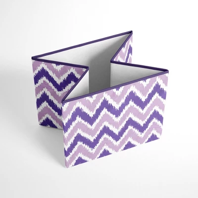 Bacati - MixNMatch Purple Storage Box Large 2 Bacati - MixNMatch Purple Storage Box Large - Image 2