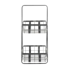 Farmhouse Iron Storage Basket Gray - Olivia & May -IRIS Storage Deals Store GUEST 5b2d4ff2 70bc 4d2f 8dd7 faf49cced9af