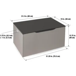 Badger Basket Woodgrain Flat Bench Top Toy And Storage Box -IRIS Storage Deals Store GUEST 5b8bfca5 05ee 43e1 9f13 f62f0d0ab38c