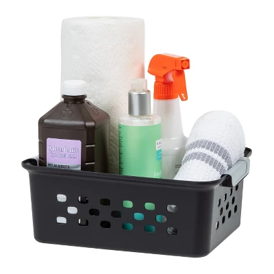 IRIS USA Plastic Storage Basket, Shelf Basket Organizer For Pantries 5 IRIS USA Plastic Storage Basket, Shelf Basket Organizer For Pantries - Image 5