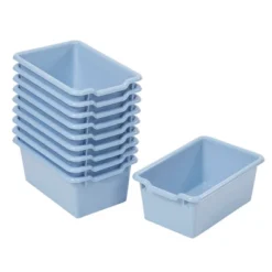 ECR4Kids Storage Bins With Scoop Front Handles - Cubby Compatible - 10-Pack -IRIS Storage Deals Store GUEST 5d04a475 e6ac 4a52 be26 5eefcf94f686