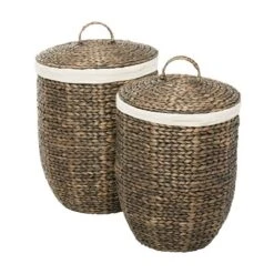 Set Of 2 Sea Grass Storage Baskets Khaki - Olivia & May 11 Set Of 2 Sea Grass Storage Baskets Khaki - Olivia & May -IRIS Storage Deals Store GUEST 5d5b061d 2080 4cbe 9664 f8b9f7b7e680