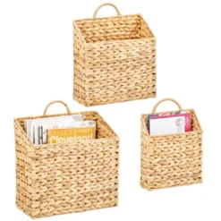MDesign Woven Water Hyacinth Hanging Wall Storage Basket -IRIS Storage Deals Store GUEST 5ed3e6d7 b7f9 425d 846d bd83c63865b9