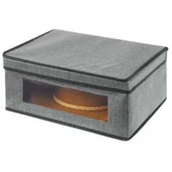 MDesign Soft Fabric Closet Storage Organizer Box -IRIS Storage Deals Store GUEST 5efb70d9 e9f2 412b 834a 8212ffea15b5