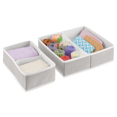 MDesign Fabric Child/Kids Drawer Organizer, 2 Sizes, Set Of 8 5 MDesign Fabric Child/Kids Drawer Organizer, 2 Sizes, Set Of 8 - Image 5