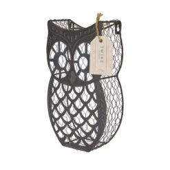 Twine Wise Owl Cork Holder, Decorative Wine Cork Storage And Decor, Set Of 11, Metal With Brown Finish Owl Cork Display -IRIS Storage Deals Store GUEST 5f586e68 9061 4351 a5ac c3076c016541