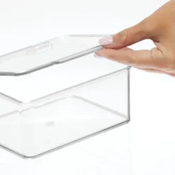 MDesign Plastic Craft Room Storage Organizer Box With Hinged Lid, 8 Pack, Clear 11 MDesign Plastic Craft Room Storage Organizer Box With Hinged Lid, 8 Pack, Clear -IRIS Storage Deals Store GUEST 5fcd5256 22f0 497e 9788 163cf07f377a