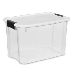 Sterilite 70 Quart (4 Pack) & 30 Quart (6 Pack ) Clear Plastic Stackable Storage Container Bin Box Tote With White Latching Lid Organizing Solution -IRIS Storage Deals Store GUEST 60ac7de9 da67 4d6f 900e 9994071f3315