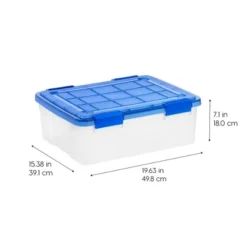 IRIS 26.5qt WeatherPro Plastic Storage Bin -IRIS Storage Deals Store GUEST 613b7cfa 991a 49b4 ab67 2ca4fa9be4f5