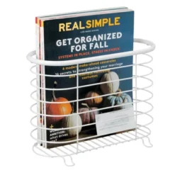 MDesign Metal Farmhouse Standing Bathroom Rack Magazine Holder 21 MDesign Metal Farmhouse Standing Bathroom Rack Magazine Holder -IRIS Storage Deals Store GUEST 615127bb 3d2a 4686 87e7 f3602d0463d1