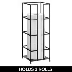 MDesign Metal Toilet Paper 3-Jumbo Roll Storage Reserve Tower Stand -IRIS Storage Deals Store GUEST 6170b7b6 8894 4efc 8c9f a12eb14b4091