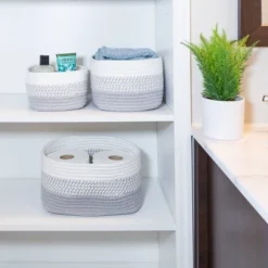 Home-Complete 3pc Storage Basket Set -IRIS Storage Deals Store GUEST 617933e1 d141 453b ae24 709c287d71a1