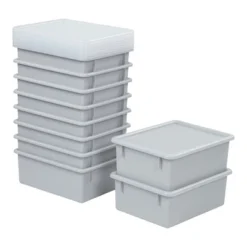 ECR4Kids Letter Size Deep Storage Tray With Lid, Large Plastic Storage Bins, 10-Pack -IRIS Storage Deals Store GUEST 61c6930f f9f8 4c99 b392 7d744ff02c66