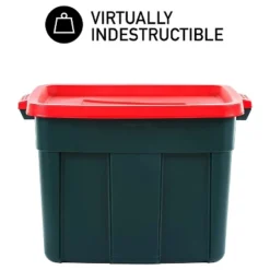 Rubbermaid Roughneck 18 Gallon Durable Plastic Holiday Storage Tote With Snap Tight Recessed Lid For Seasonal Decorations, Green And Red (6 Pack) 6 Rubbermaid Roughneck 18 Gallon Durable Plastic Holiday Storage Tote With Snap Tight Recessed Lid For Seasonal Decorations, Green And Red (6 Pack) -IRIS Storage Deals Store GUEST 61f3bfe8 c2c4 47aa 97bd f1c9e7bba3d6