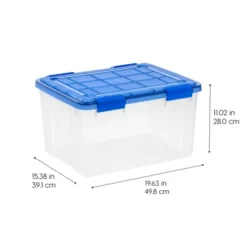 IRIS 44qt WeatherPro Plastic Storage Bin -IRIS Storage Deals Store GUEST 62791eca 68e7 492e 9925 aad26510d8c3