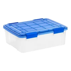 IRIS 26.5qt WeatherPro Plastic Storage Bin -IRIS Storage Deals Store GUEST 6293bf9d 3407 4036 9eac ecbe1437034c