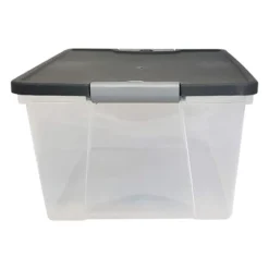 Homz 15-Quart Clear Plastic Stackable Storage Container Organizer Bin With Gray Snaplock Latching Lid For Home And Office Organization (4 Pack) 7 Homz 15-Quart Clear Plastic Stackable Storage Container Organizer Bin With Gray Snaplock Latching Lid For Home And Office Organization (4 Pack) -IRIS Storage Deals Store GUEST 62ad6702 73c0 4ea6 b527 280d3ba74a47