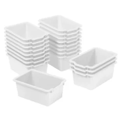 ECR4Kids Scoop Front Storage Bin, Multipurpose Organization, 20-Piece -IRIS Storage Deals Store GUEST 634a85b2 45bb 4978 b8a1 6ee77e965cdd