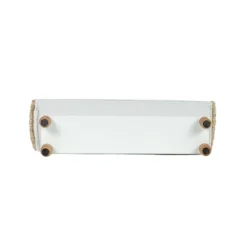 Trough Bin White Metal, Reed & Wood By Foreside Home & Garden 10 Trough Bin White Metal, Reed & Wood By Foreside Home & Garden -IRIS Storage Deals Store GUEST 6441cf6e b106 4e2e b7a2 d04460c45839