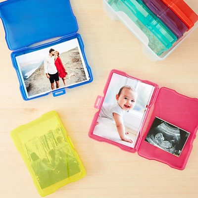 Paper Junkie 4 X 6 Inch Photo Storage Box With 6 Inner Cases, Plastic Box For Stickers, Crafts, Seeds, Craft Organizers And Storage (7 Pieces) 1 Paper Junkie 4 X 6 Inch Photo Storage Box With 6 Inner Cases, Plastic Box For Stickers, Crafts, Seeds, Craft Organizers And Storage (7 Pieces)