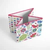 Bacati - Botanical Pink Storage Box Large
