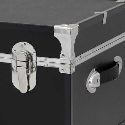 Seward Rover 30" Trunk With Wheels And Lock Black 5 Seward Rover 30" Trunk With Wheels And Lock Black - Image 5