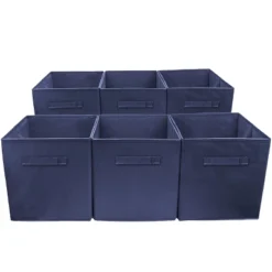 Sorbus 11 Inch Cube Storage Organizer Bins - 6 Pack -IRIS Storage Deals Store GUEST 66e2592f ce13 4a2b bdca 7af95ec82d68