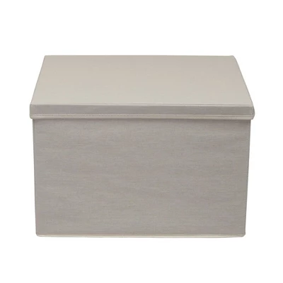 Household Essentials Wide Storage Box With Lid Natural 5 Household Essentials Wide Storage Box With Lid Natural - Image 5