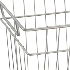 ClosetMaid Cubeicals 10.7"W X 10.2"H Steel Wire Storage Bin Organizer Basket W/ Open Design And Handles For Home, Kitchen, Office, & Bathroom, Nickel -IRIS Storage Deals Store GUEST 68396bbb 5802 40b3 a981 f6711a659c6e