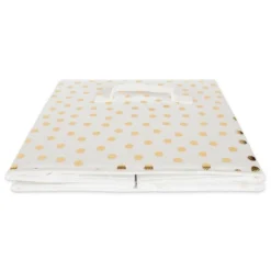 Set Of 4 11" X 11" X 11" Nonwoven Polyester Small Dots Square Storage Cube White/Gold - Design Imports 12 Set Of 4 11" X 11" X 11" Nonwoven Polyester Small Dots Square Storage Cube White/Gold - Design Imports -IRIS Storage Deals Store GUEST 6876184e 2fda 4d32 94bf bf1f11e9c02e