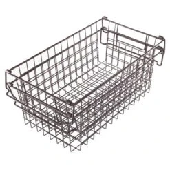 Set Of 2 Storage Bins - Basket Set For Toy, Kitchen, Closet, And Bathroom Storage - Medium Shelf Organizers With Handles By Home-Complete (Brown) -IRIS Storage Deals Store GUEST 6899a766 12f8 4061 970b 30598f7f3b24