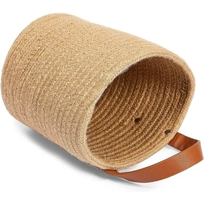 Farmlyn Creek 2 Pack Hanging Flower Planter Pots, Indoor Jute Woven Cotton Rope Plant Basket, Brown, 2 Sizes 6 Farmlyn Creek 2 Pack Hanging Flower Planter Pots, Indoor Jute Woven Cotton Rope Plant Basket, Brown, 2 Sizes - Image 6