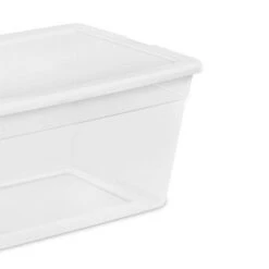 Sterilite 90 Quart Storage Box Container With Clear Base & White Lid -IRIS Storage Deals Store GUEST 69486429 49fb 4696 8a90 077829a1f135