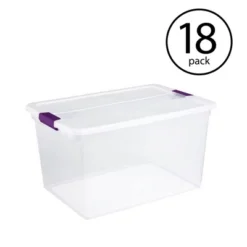 Sterilite 66 Quart Clear Plastic Latching Handle Storage Container Tote -IRIS Storage Deals Store GUEST 69e731a6 5d12 4ba4 ac90 556e747138cd