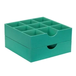 Household Essentials Set Of 2 9-Section Drawer Trays Seafoam -IRIS Storage Deals Store GUEST 6a05a0c1 6d51 46f9 9610 7a7be9f0b982
