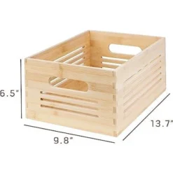 Creative Scents Natural Bamboo Storage Bin -IRIS Storage Deals Store GUEST 6a4538b7 51cd 4ca6 9000 6ee0b274df21