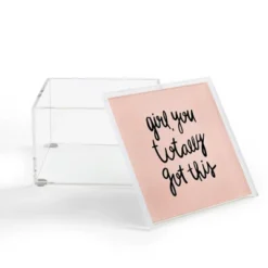 Allyson Johnson You Got This Girl 4" X 4" Acrylic Box - Deny Designs