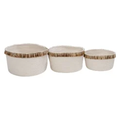 Honey-Can-Do Set Of 3 Cotton Rope Baskets White 10 Honey-Can-Do Set Of 3 Cotton Rope Baskets White -IRIS Storage Deals Store GUEST 6bc6098e 1ca3 423c ba34 4f8f17cee8b4