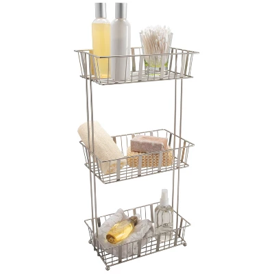 Three Tier Aristo Spa Tower Silver - Laura Ashley 1 Three Tier Aristo Spa Tower Silver - Laura Ashley