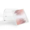 Gale Switzer Palm Leaf Synchronicity 4" X 4" Acrylic Box - Deny Designs